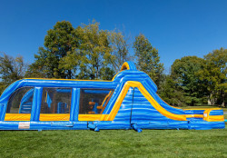 45 Foot Adventure Blast Obstacle Course - Dry Slide