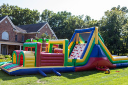 Giant Slide Obstacle Course - Dry Slide