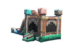 CLG IP02 Pixelated20Inflated20Pool20LG20Combo HR 04 1761000402 Bounce N' Craft Dual Lane Combo - Dry