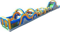 110' Radical Run Obstacle Course - Dry