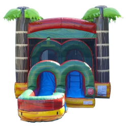 kids inflatable water slide bounce house tropical fire marble2 176 2 Coconut Cove Combo- Dry