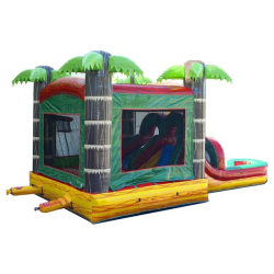 kids inflatable water slide bounce house tropical fire marble4 176 3 Coconut Cove Combo- Dry