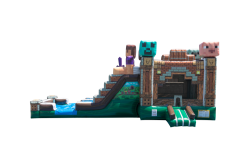 IMG 8946 1770697137 Bounce N' Craft Dual Lane Combo - Dry Slide